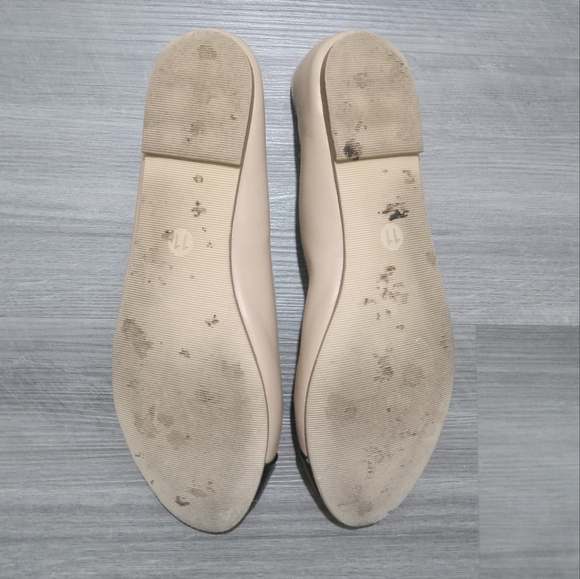 Tan & Black Cap Toe Ballet Flats 11 - Picture 9 of 16